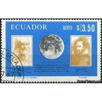 Ecuador 1966 Leonardo da Vinci - Johannes Kepler-Stamps-Ecuador-StampPhenom