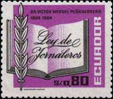 Ecuador 1967 Dr. V. M. Penaherrera - Birth Centenary-Stamps-Ecuador-StampPhenom