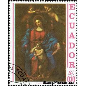 Ecuador 1967 Madonna painted by Reni-Stamps-Ecuador-StampPhenom