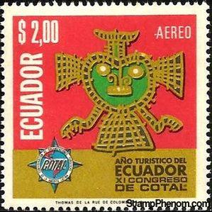 Ecuador 1968 Amulet, mythological animal-Stamps-Ecuador-StampPhenom