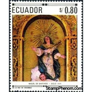 Ecuador 1968 Assumption of Holy Virgin-Stamps-Ecuador-StampPhenom