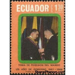 Ecuador 1968 Inauguration of the President Arosemena-Stamps-Ecuador-StampPhenom