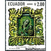 Ecuador 1968 The virgin Mary by Manuel Samaniego-Stamps-Ecuador-StampPhenom