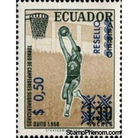 Ecuador 1969 Basketball-Stamps-Ecuador-StampPhenom