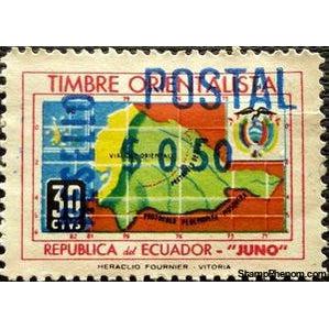 Ecuador 1969 Postal 0.50S on 30c-Stamps-Ecuador-StampPhenom