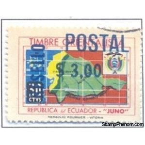 Ecuador 1969 Postal 3s on 30c-Stamps-Ecuador-StampPhenom