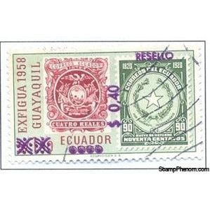 Ecuador 1969 Resello-Stamps-Ecuador-StampPhenom