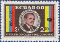 Ecuador 1969 Unissued Stamps of 1960 - Surcharged or Overprinted-Stamps-Ecuador-StampPhenom