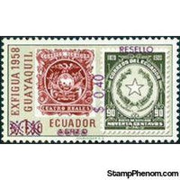 Ecuador 1969 Various Issues Surcharged-Stamps-Ecuador-StampPhenom