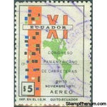 Ecuador 1971 Airmails - Pan-American Road Conference-Stamps-Ecuador-StampPhenom