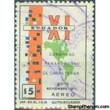 Ecuador 1971 Airmails - Pan-American Road Conference-Stamps-Ecuador-StampPhenom