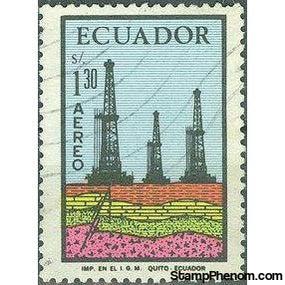 Ecuador 1972 Airmails - Oil Industry-Stamps-Ecuador-StampPhenom