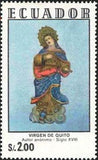 Ecuador 1972 Religious 18th Century Statues-Stamps-Ecuador-StampPhenom