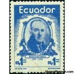 Ecuador 1974 Personalities - First Issue .-Stamps-Ecuador-Mint-StampPhenom