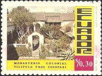 Ecuador 1975 Colonial Monastery - Tilipulo-Stamps-Ecuador-StampPhenom