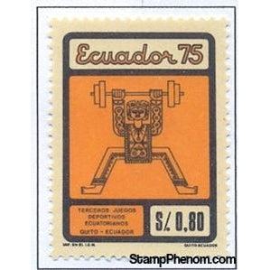 Ecuador 1975 Weightlifting-Stamps-Ecuador-StampPhenom