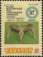 Ecuador 1976 Archaeology - Discoveries-Stamps-Ecuador-StampPhenom