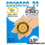 Ecuador 1977 Hands holding Rotary Emblem-Stamps-Ecuador-StampPhenom