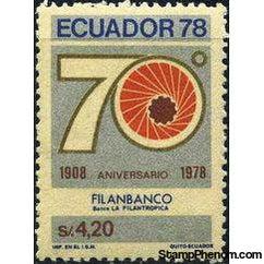 Ecuador 1978 Filanbanco - 70th Anniversary-Stamps-Ecuador-Mint-StampPhenom