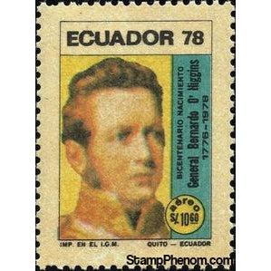 Ecuador 1978 General Bernardo O'Higgins-Stamps-Ecuador-StampPhenom