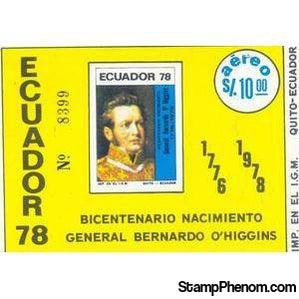 Ecuador 1978 General Bernardo O'Higgins-Stamps-Ecuador-StampPhenom