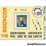 Ecuador 1978 General José de San Martin-Stamps-Ecuador-StampPhenom