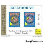 Ecuador 1979 Badge Chamber of Commerce-Stamps-Ecuador-StampPhenom
