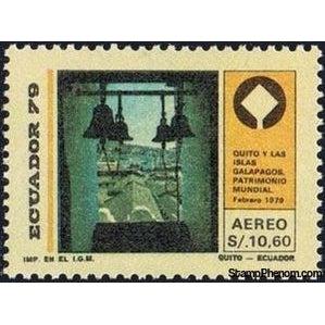Ecuador 1979 Clock Tower-Stamps-Ecuador-StampPhenom