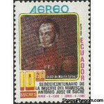 Ecuador 1980 Airmails - Marshal Antonio Jose de Sucre - 150th Death Anniversary-Stamps-Ecuador-StampPhenom