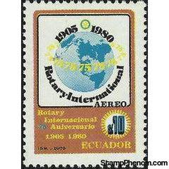 Ecuador 1980 Airmails - Rotary International - 75th Anniversary-Stamps-Ecuador-StampPhenom