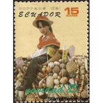 Ecuador 1985 Child and Fruits-Stamps-Ecuador-StampPhenom