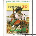 Ecuador 1985 Relocation of the child, Cuenca-Stamps-Ecuador-StampPhenom