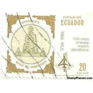 Ecuador 1986 Middle of the World, Quito-Stamps-Ecuador-StampPhenom