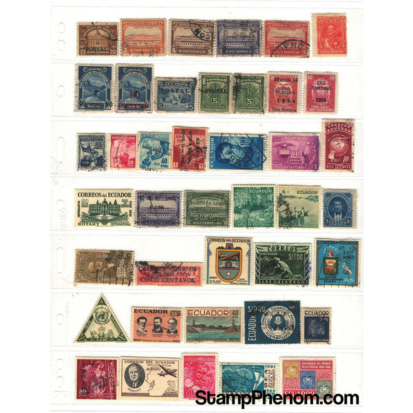 Ecuador Lot 3-Stamps-Ecuador-StampPhenom