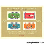 Ecuador Olympics Imperf Sheet , 1 stamp