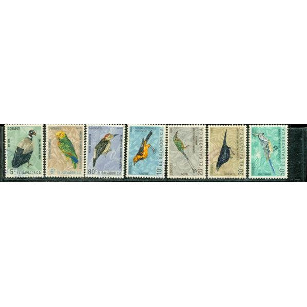 El Salvador Birds , 7 stamps