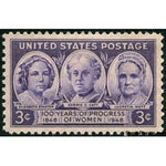 United States of America 1948 Elizabeth Stanton, Carrie Chapman Catt, and Lucretia Mott