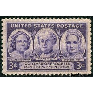 United States of America 1948 Elizabeth Stanton, Carrie Chapman Catt, and Lucretia Mott