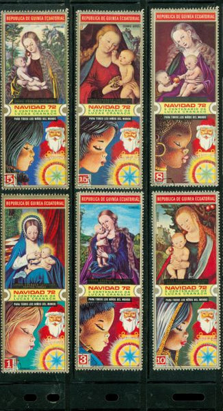 Equatorial Guinea Christmas , 6 stamps