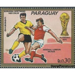 Paraguay 1973 Erler (Borussia Dortmund) and McNab (FC Arsenal)