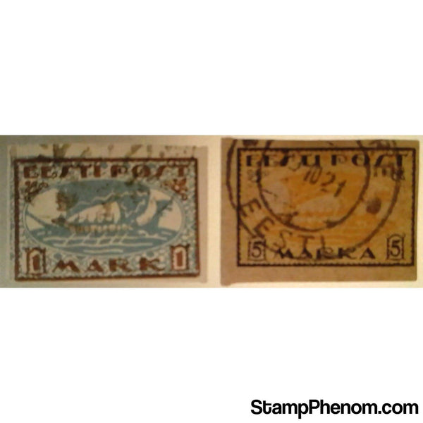 Estonia 1918-25, #4-Stamps-Estonia-StampPhenom