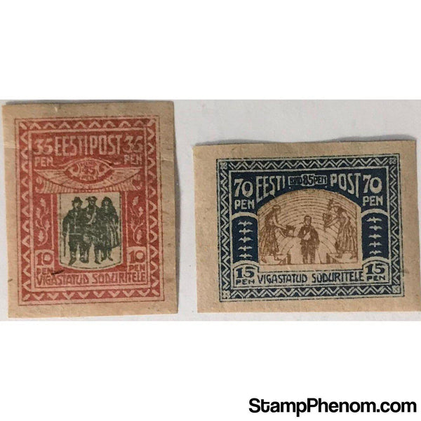 Estonia 1920 Semi-Postal "Mint" Stamps-Stamps-Estonia-StampPhenom