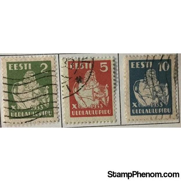 Estonia 1933 Song Festival-Stamps-Estonia-StampPhenom