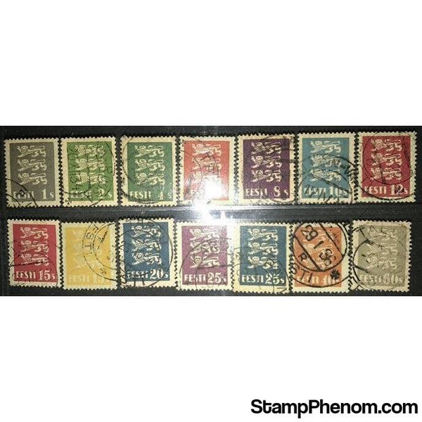 Estonia Coat of Arms 1928-1935-Stamps-Estonia-StampPhenom