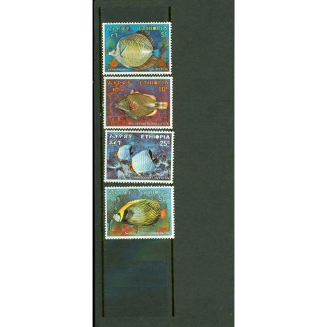 Ethiopia Fishes Stamps