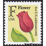 United States of America 1991 "F" Flower