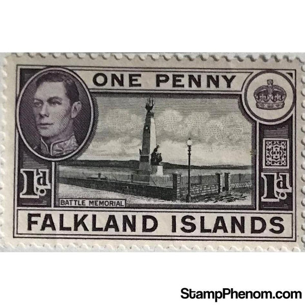 Falkland Islands 1938 Centennial Monument-Stamps-Falkland Islands-StampPhenom