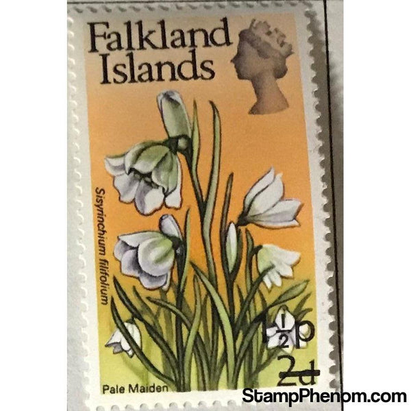 Falkland Islands 1971 Flora "Surcharged"-Stamps-Falkland Islands-StampPhenom