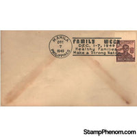 Family Week, Philippines, December 7, 1949 First Day Cover