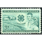 United States of America 1952 Farm, Club Emblem, Boy and Girl